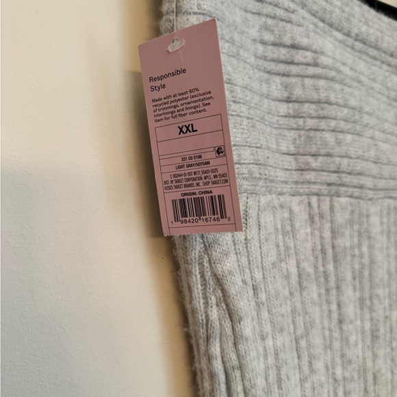 Wild Fable Women’s Mid Rise Rib Knit Column Maxi Skirt NWT Size XXL Grey - Picture 4 of 6